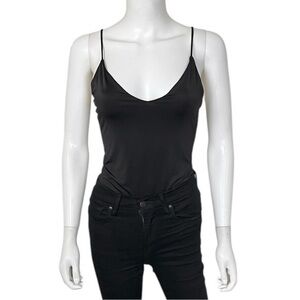 Mind Code Cami Bodysuit in Black - sz Medium
